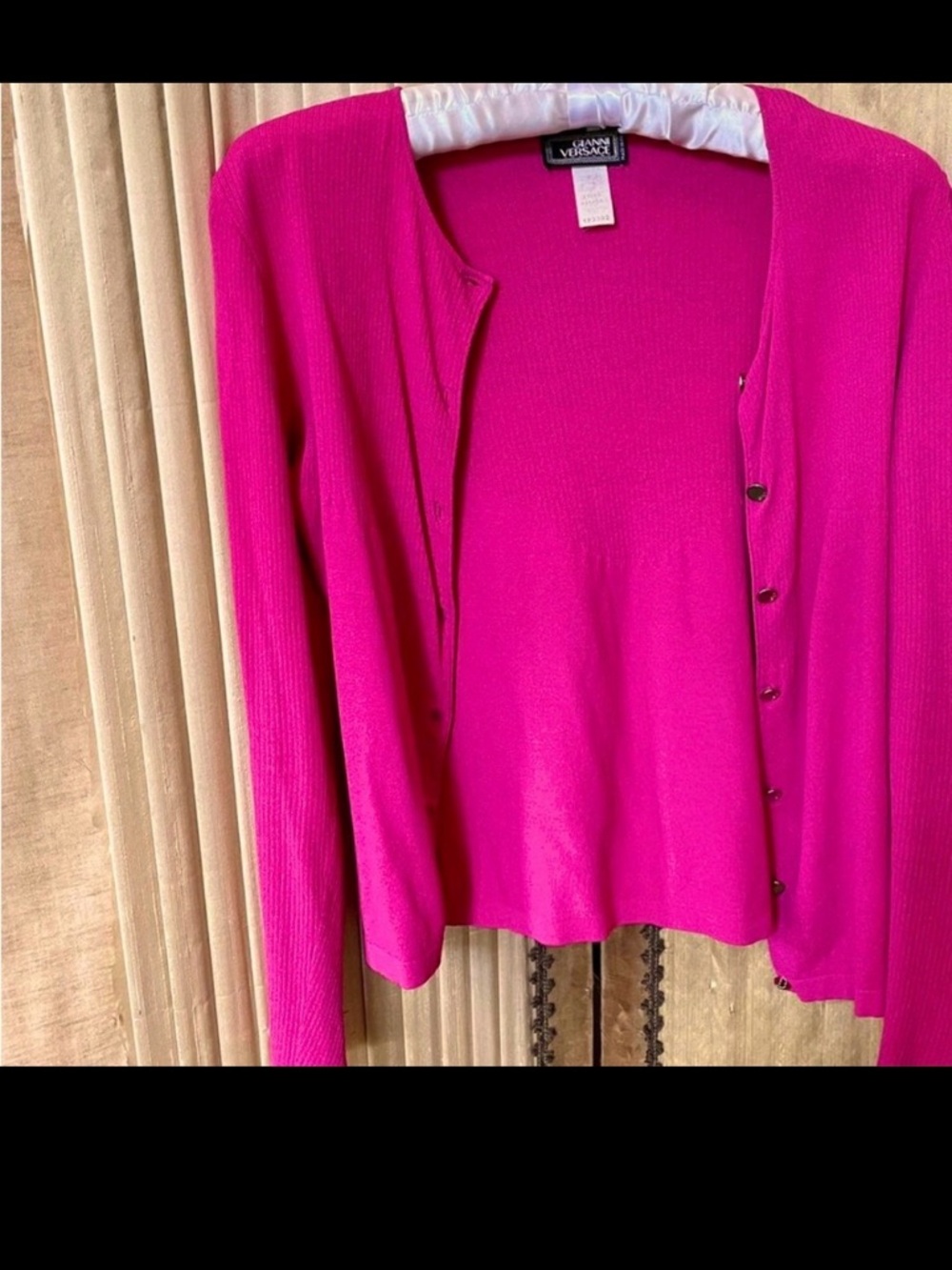 Gianni Versace Hot Pink Cardigan